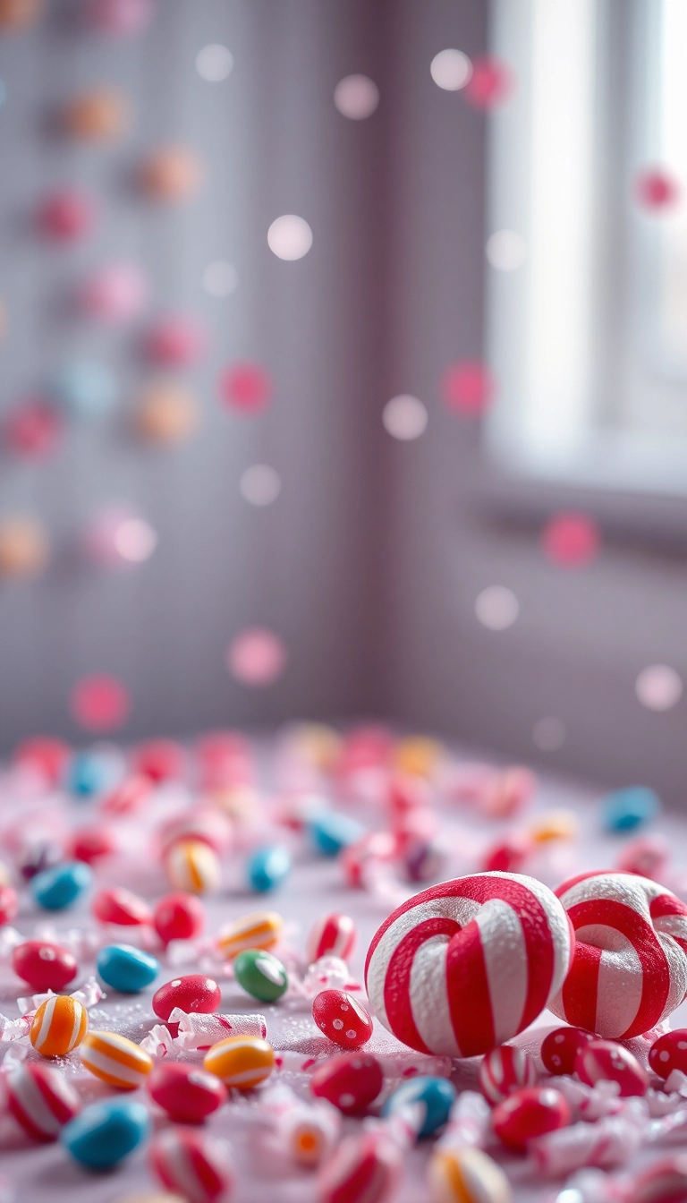 iPhone Mixed Candies Close Up Captivating Wallpaper